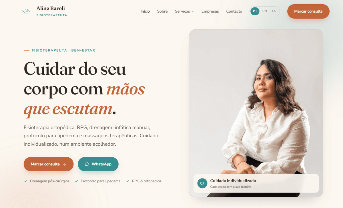 Aline Baroli — Cuidar do corpo com mãos que escutam
